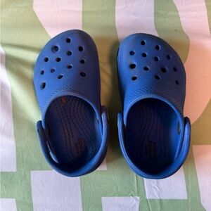 Kids Blue Clogs croc size c6
